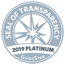 Guidestar 2019 Platinum Seal of Transparency